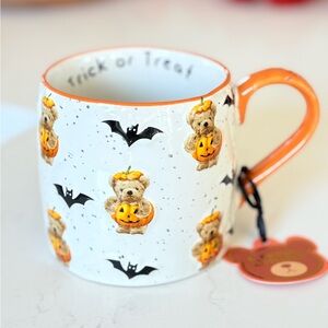 Viral TikTok pumpkin teddy bear mug